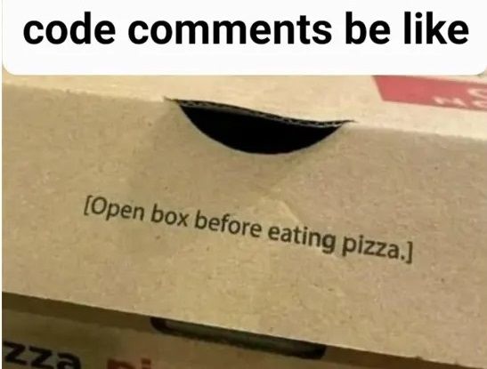 open box before eating pizza